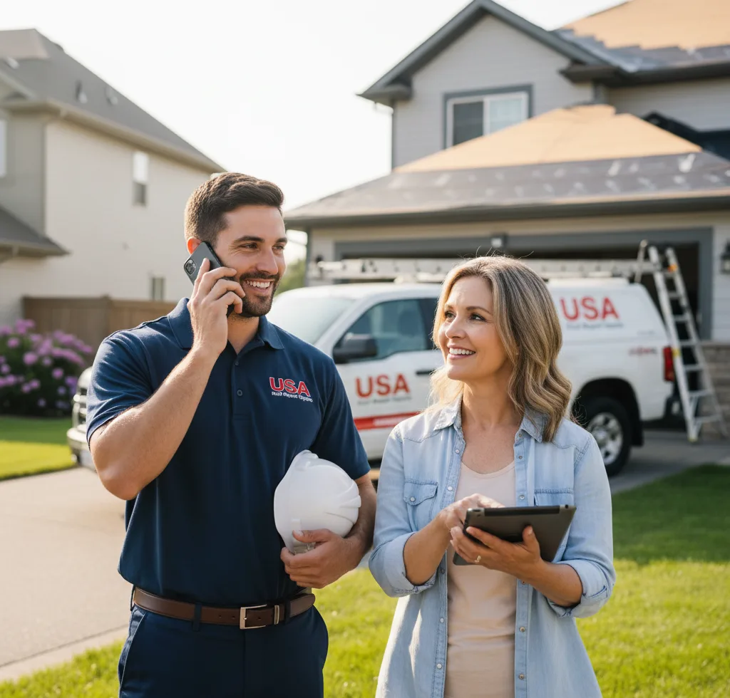 USA Roof Repair Experts customer support in Roodhouse